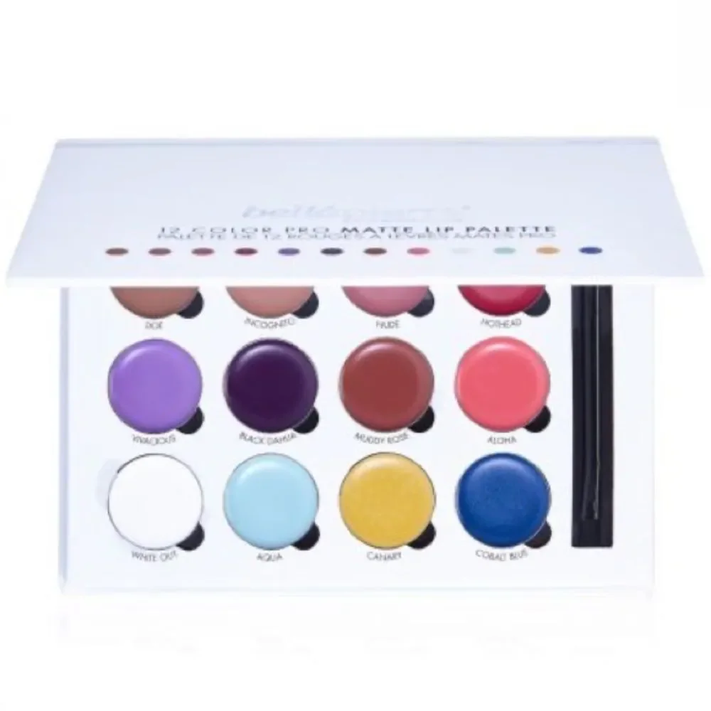 NIB 12 Color Pro Matte Lip Color Palette - BellaPierre Cosmetics - Picture 2 of 10